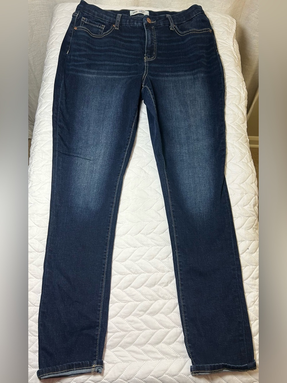 BKE Dark Blue Skinny Jeans - Gabby Size 30 x 31.5